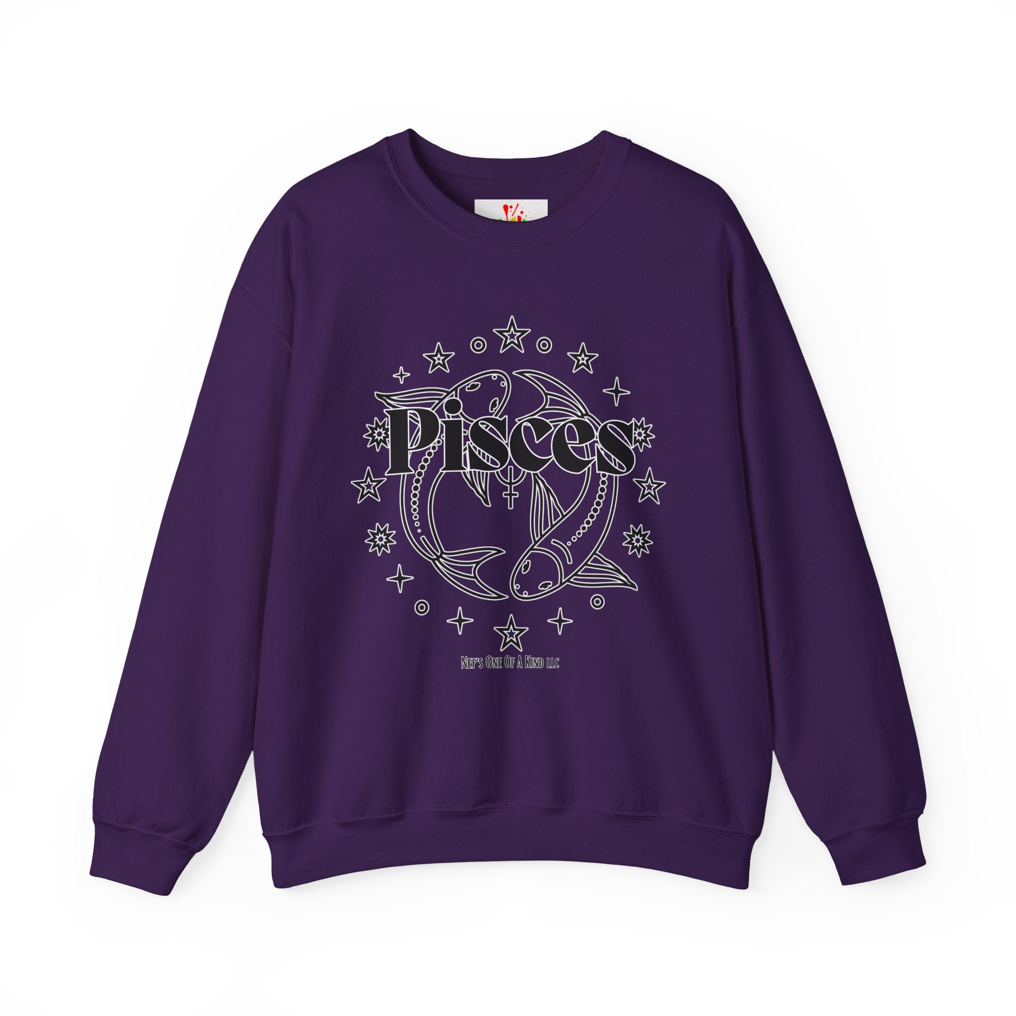 Pisces Unisex Casual Crewneck Sweatshirt